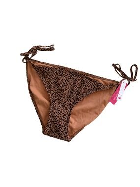 NWT Xhilaration Leopard Print Tie-Side Bikini Bottom